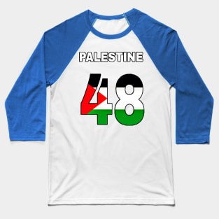 Palestine 48 - Double-sided Baseball T-Shirt